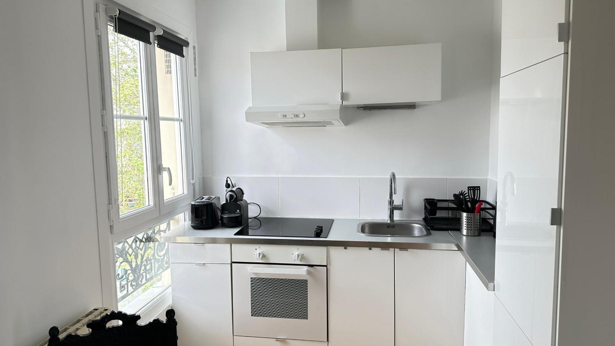 Charmant Studio Au Coeur Du 18E Paris Exterior foto