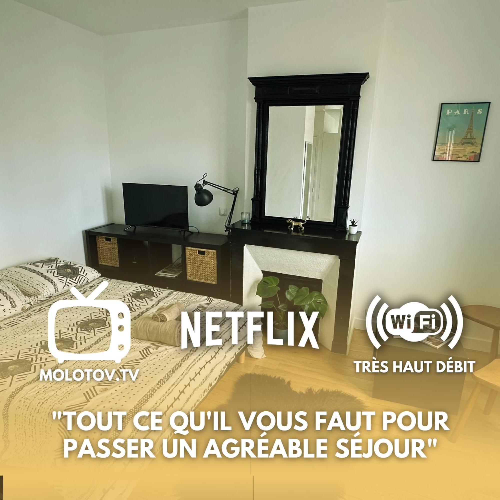 Charmant Studio Au Coeur Du 18E Paris Exterior foto